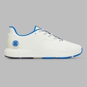 G/FORE White and Blue Men's Golf Sneaker